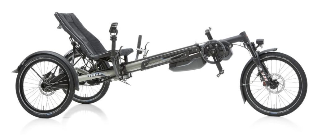 hase bikes kettwiesel evo e-bike delta trike