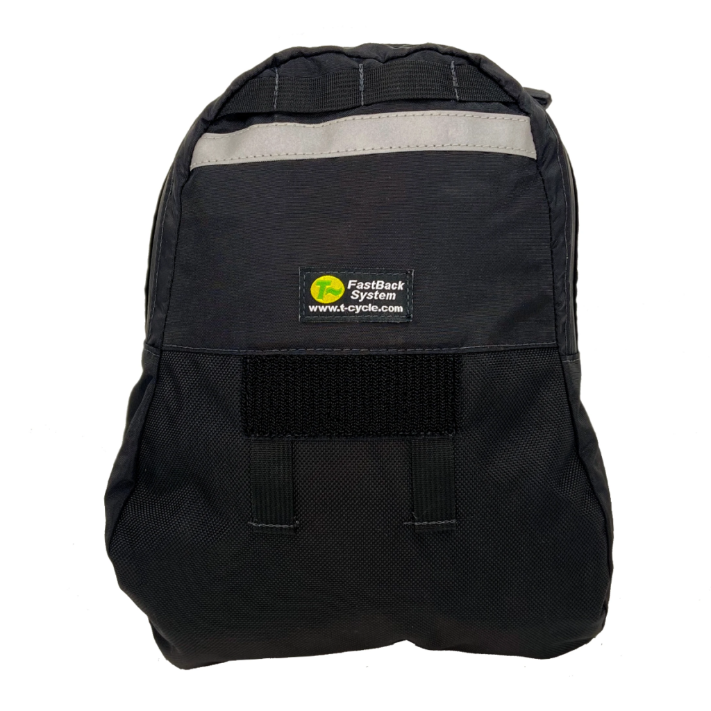 terracycle carbon slim seatback bag in black color