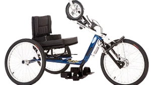Top End Lil Excelerator Handcycle for children in Blue