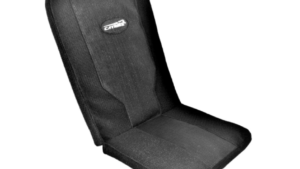 Catrike padded seat in black mesh material