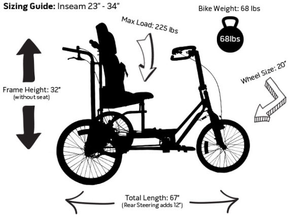 Freedom Concepts AS 2000 Adaptive Pediatric Special Needs Trike