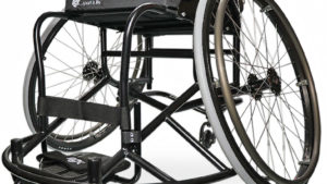 RGK Multisport wheelchair in black frame color