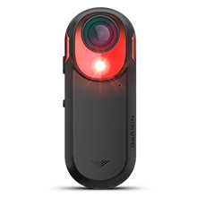 Black Garmin Light Radar with glowing red light