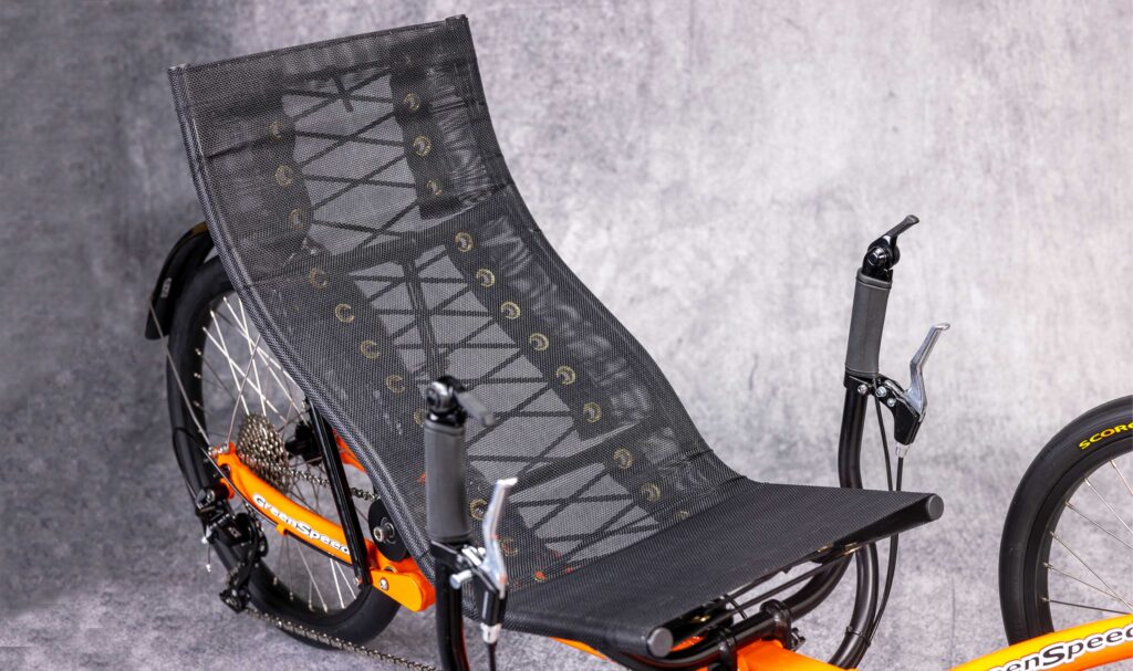 Greenspeed GT20RS black mesh removable seat