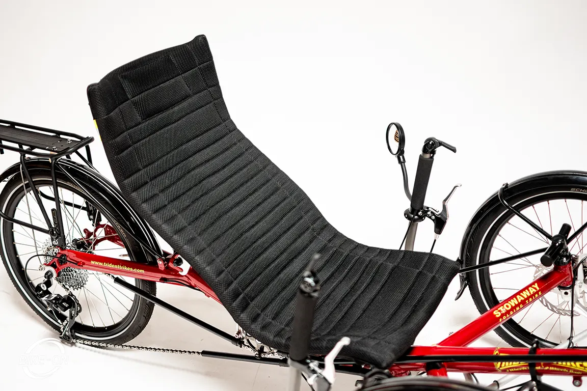 Trident Trikes Stowaway II black mesh seat