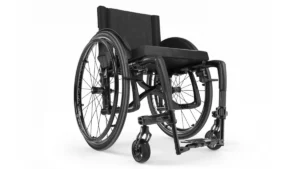 Veloce Carbon Folding Wheelchair in black