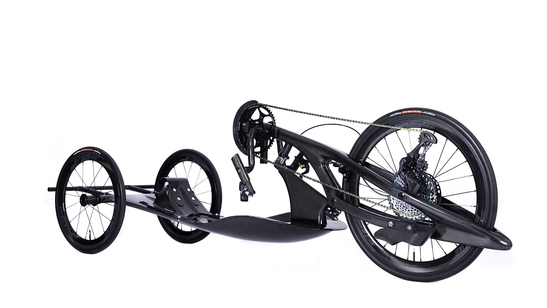 JetBike Alfa Duo with black carbon frame
