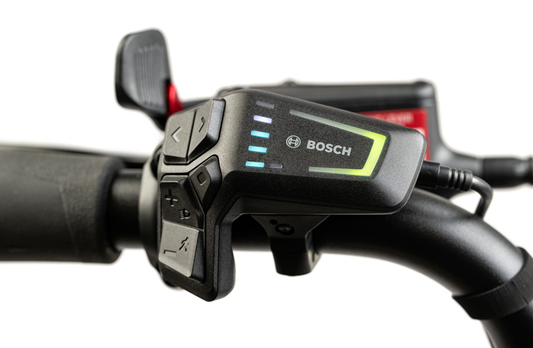 Bosch pedal assist handlebar control